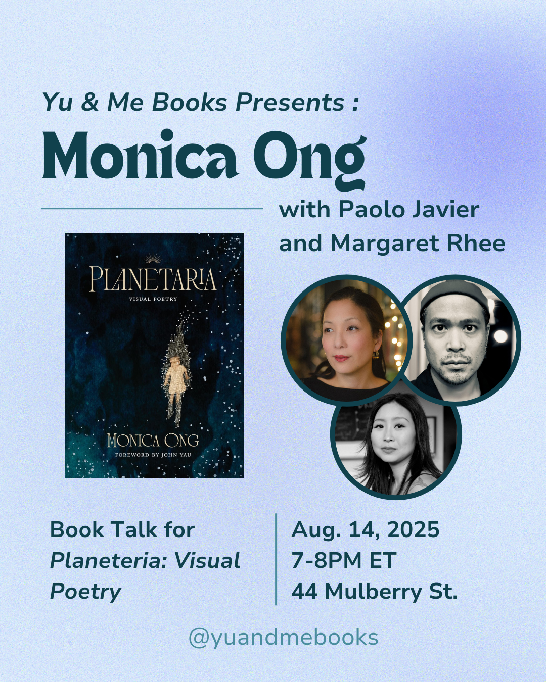 Book Talk | Planetaria by Monica Ong