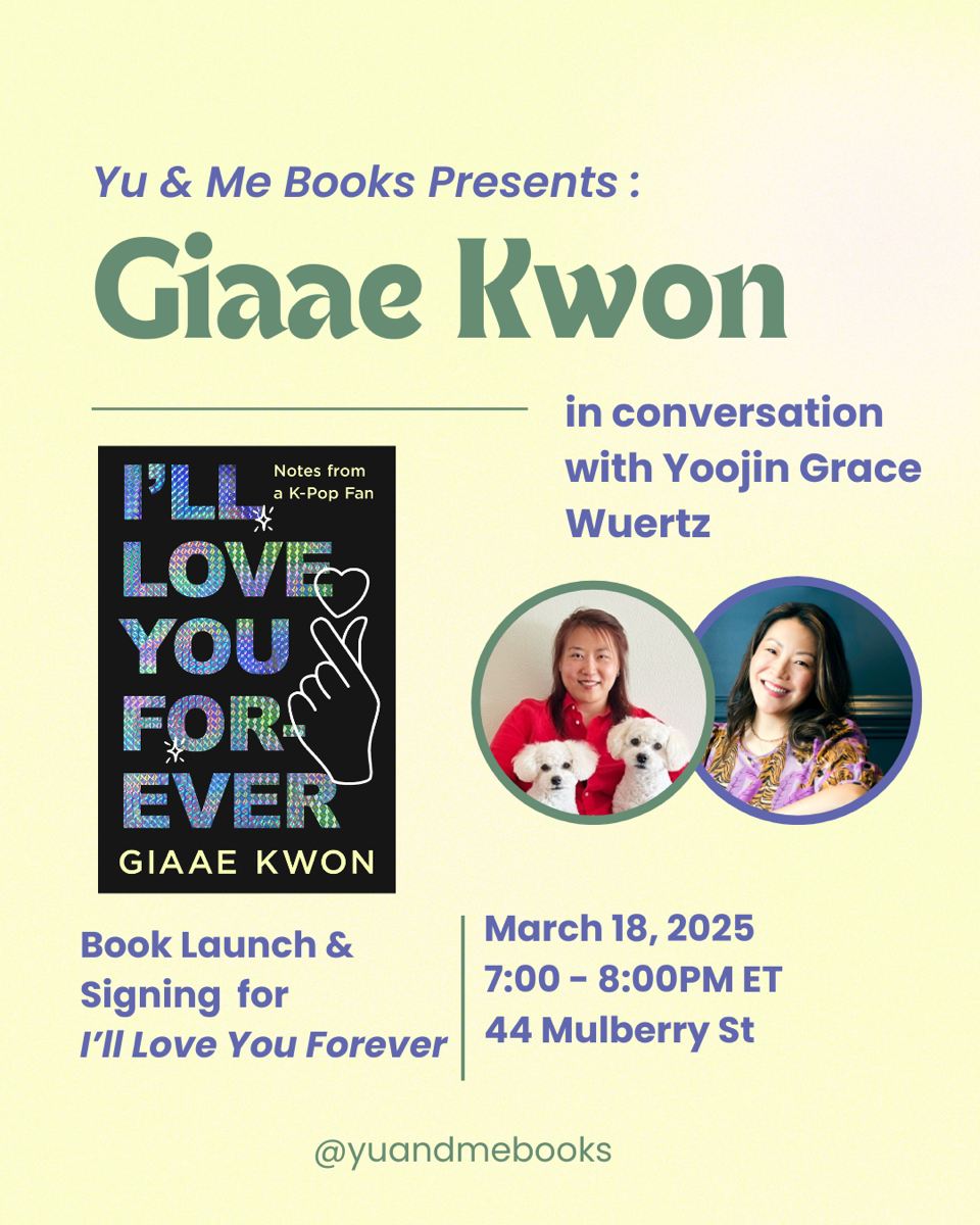 [Event] Book Launch | I'll Love You Forever by Giaae Kwon