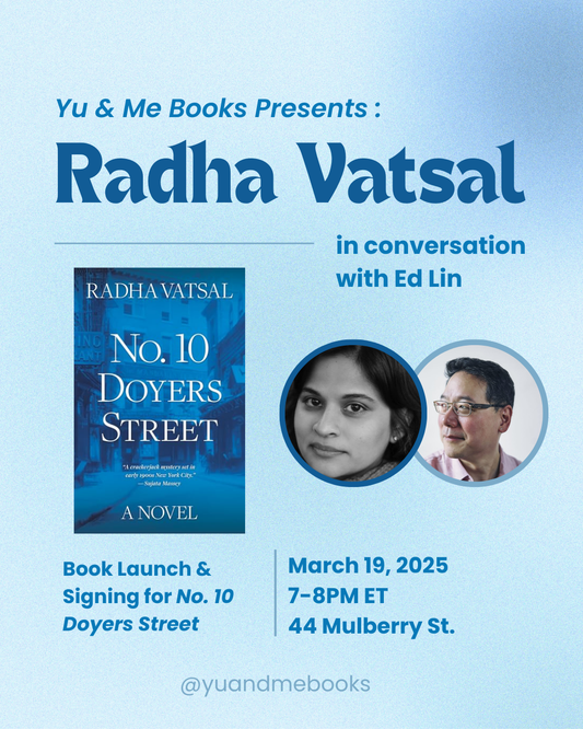 [Event] Book Launch | No. 10 Doyers Street by Radha  Vatsal